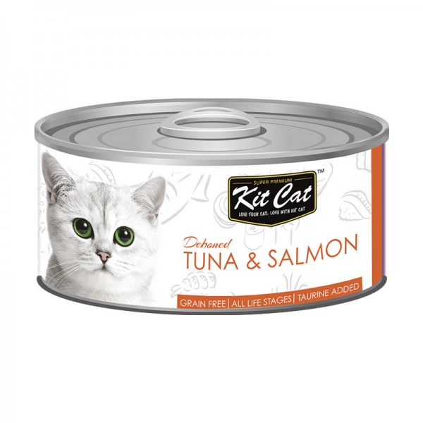 Kit Cat Tuna & Salmon 80g  For Cat
