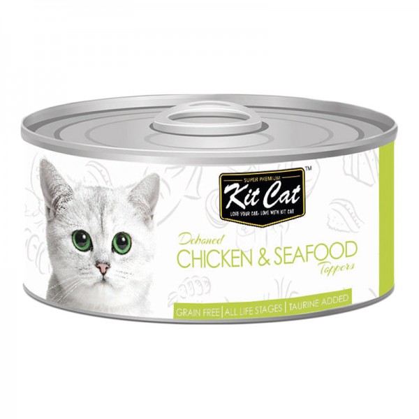 Kitcat Chicken&Seafood Can ( 80g ) For Cat Kitcat Chicken&Seafood Can ( 80g ) For Cat