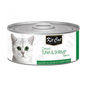 Kit Cat Deboned Tuna & Shrimp Toppers CAN( 80g ) For Cat Kit Cat Deboned Tuna & Shrimp Toppers CAN( 80g ) For Cat