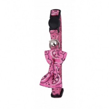 Pawise Cat Collar with Bowknot Pink Pawise Cat Collar with Bowknot Pink