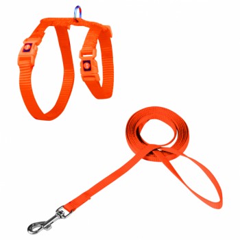 DOCO Signature Cat Harness + Leash XS Orange DOCO Signature Cat Harness + Leash XS Orange