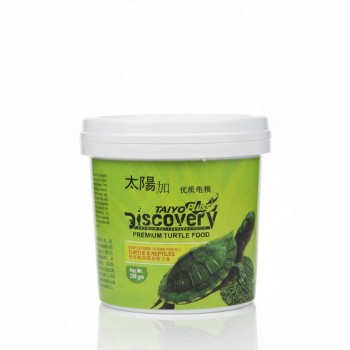 Taiyo Pluss Discovery Turtle Food 250g (800ml) – Complete & Balanced Nutrition for Aquatic Turtles, Reptiles and Amphibians, Supports Healthy Growth, Strong Shell & Immunity