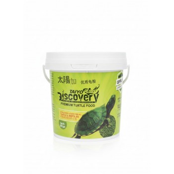 Taiyo Pluss Discovery Turtle Food 500g (1500ml) Complete Balanced Nutrition for Aquatic Turtles, Reptiles & Amphibians with High Protein, Vitamins & Minerals for Strong Shell & Healthy Growth