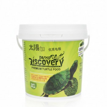 Taiyo Pluss Discovery Turtle Food 500g (1500ml) Complete Balanced Nutrition for Aquatic Turtles, Reptiles & Amphibians with High Protein, Vitamins & Minerals for Strong Shell & Healthy Growth