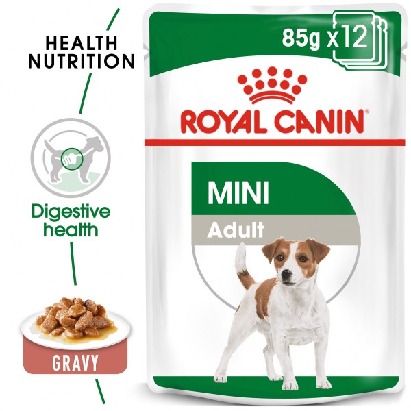 Size Health Nutrition Mini Adult dog wet food 1 box ( 12pcs X 85g )