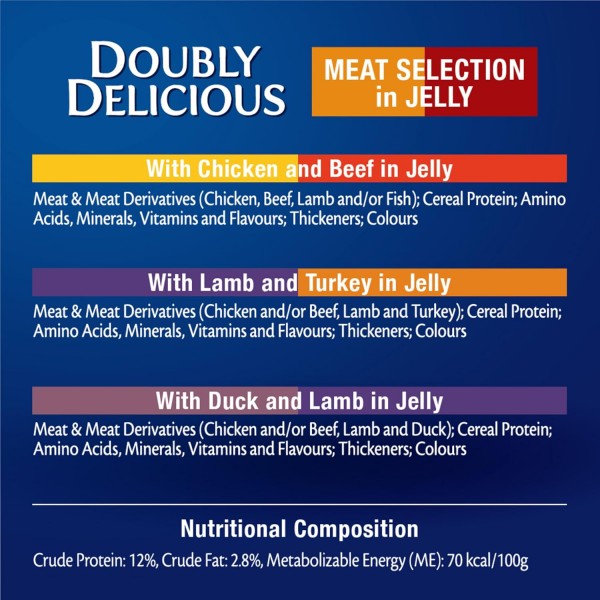 FELIX AGAIL DOUBLY DELICIOUS MEAT SELECT 12X85G For Cat
