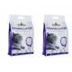 FURRY FRENZ Crystal Cat Litter 7L (3kg) x 2 Pack – Total 14L (6kg) | Silica Gel Cat Litter for Kittens & Adult Cats | Lavender Scent | High Absorbency & Odour Control