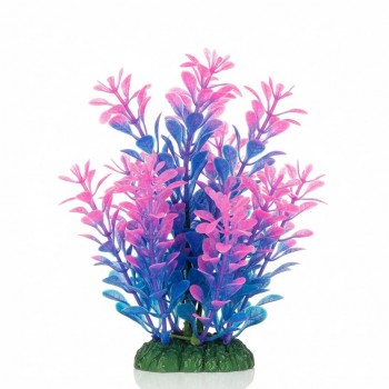 Aquarium Plastic Plant M403 – W7 × H13 cm Colorful Artificial Aquarium Decoration | Fish-Safe PVC, Weighted Base, Low-Maintenance Ornament for Freshwater & Saltwater Tanks