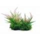 Artificial Aquarium Fern Ornament – M670-W15 X H17 Cm, Lifelike Green & Red Plastic Plant with Weighted Ceramic Base, Fish-Safe Decoration for Freshwater & Saltwater Tanks