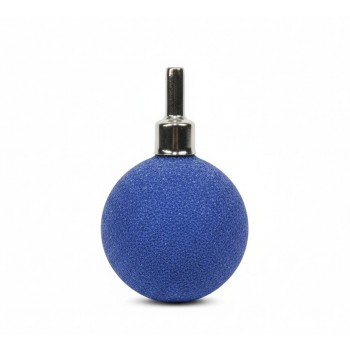 Aquarium Air Stone Round 40mm Hisin Blue Ball Airstone | Fine Bubble Oxygen Diffuser for Fish Tank, Freshwater & Saltwater Aquarium, Hydroponic Air Stone with 4mm Airline Connection