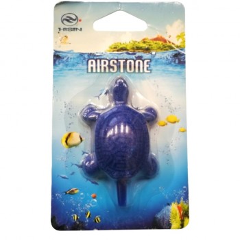 Aquarium Air Stone Turtle Shaped Small 42x54mm – Decorative Hisin Turtle Bubbler for Fish Tank Aeration, Water Circulation & Oxygenation