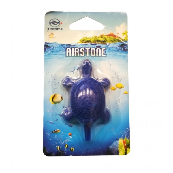 Aquarium Air Stone Turtle Shaped Small 42x54mm – Decorative Hisin Turtle Bubbler for Fish Tank Aeration, Water Circulation & Oxygenation