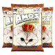 AMOS Coffee Scented Cat Litter 75L (3 x 25L, 60kg) – Strong Clumping, Odor Control, Dust Free Natural Bentonite Cat Sand – Easy Scoop, Long Lasting Bulk Value Pack for All Cats