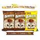 AMOS Premium Bentonite Cat Litter Combo Pack 75L (3 x 25L, 60kg) – 2 Coffee + 1 Lemon Scented – Strong Clumping, Odor Control, Dust Free Natural Cat Sand – Easy Scoop, Long Lasting Bulk Pack for All Cats