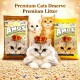 AMOS Premium Bentonite Cat Litter Combo Pack 50L (2 x 25L, 40kg) – 1 Coffee + 1 Lemon Scented – Strong Clumping, Odor Control, Dust Free Natural Cat Sand – Easy Scoop, Long Lasting Bulk Pack for All Cats
