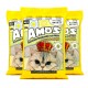 AMOS Lemon Scented Cat Litter 75L (3 x 25L, 60kg) – Strong Clumping, Odor Control, Dust Free Natural Bentonite Cat Sand – Easy Scoop, Long Lasting Bulk Value Pack for All Cats