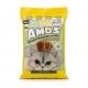 AMOS Premium Bentonite Cat Litter Lemon Scented 25L (20kg) – 100% Clumping, Dust Free, Strong Odour Control, Easy Scoop, Long Lasting Cat Sand for All Cats