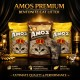AMOS Premium Bentonite Cat Litter Combo Pack 75L (3 x 25L, 60kg) – 2 Lemon + 1 Coffee Scented – Strong Clumping, Odor Control, Dust Free Natural Cat Sand – Easy Scoop, Long Lasting Bulk Pack for All Cats