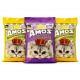 AMOS Premium Bentonite Cat Litter Combo Pack 75L (3 x 25L, 60kg) – 2 Lemon + 1 Lavender Scented – Strong Clumping, Odor Control, Dust Free Natural Cat Sand – Easy Scoop, Long Lasting Bulk Pack for All Cats