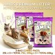 AMOS Lavender Scented Cat Litter 75L (3 x 25L, 60kg) – Strong Clumping, Odor Control, Dust Free Natural Bentonite Cat Sand – Easy Scoop, Long Lasting Bulk Value Pack for All Cats