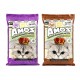 AMOS Premium Bentonite Cat Litter Combo Pack 50L (2 x 25L, 40kg) – 1 Lavender + 1 Coffee Scented – Strong Clumping, Odor Control, Dust Free Natural Cat Sand – Easy Scoop, Long Lasting Bulk Pack for All Cats