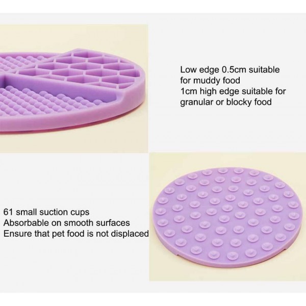 Feeding Mat Licky Pad Slowing Eating Puppy Feeder For Cat & Dog