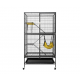 Feisty Ferret Home – Multi-Tier Metal Cage with Ramps, Shelves, Hammock & Pull-Out Tray on Casters – 80 × 52 × 137 cm, Ideal for Ferrets, Guinea Pigs, Rabbits, Chinchillas & Small Pets – Model C10