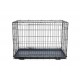 Foldable Metal Wire Dog Crate for Medium to Large Dogs (122 × 74 × 81 cm) – Heavy-Duty Secure Dog Cage with Removable Tray, Single Door & Locking Latch – Model DG48