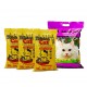 Cat Litter Combo 59 KG / 70 L – 3 x London Cat Lavender Premium Super Clumping Cat Litter 17 KG / 20 L + 1 x Golden Cat Lavender Bentonite Clumping Cat Litter 8 KG / 10 L, Strong Clumping, High Absorption, Odor Control