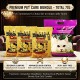 Cat Litter Combo 59 KG / 70 L – 3 x London Cat Lavender Premium Super Clumping Cat Litter 17 KG / 20 L + 1 x Golden Cat Lavender Bentonite Clumping Cat Litter 8 KG / 10 L, Strong Clumping, High Absorption, Odor Control