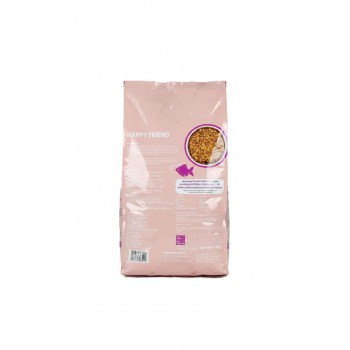 Happy Friend Salmon Dry Cat Food 7kg | German Formula Complete Nutrition for Cats of All Life Stages | Omega Fatty Acids for Healthy Skin & Shiny Coat