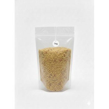 Deli Nature Egg Food for Large Parakeets & Parrots – Moist/Fat Formula (1kg Bag) | High-Protein Supplement for Breeding, Growth, Molting & Vitality | Ready-to-Use Premium Egg Mix