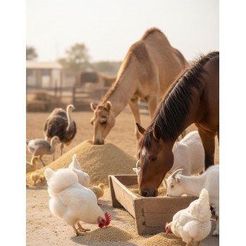 Fujairah Animal Feed – Premium All-Natural Granular Nutrition for Livestock & Poultry – Supports Growth, Immunity & Productivity – 1 kg Bag