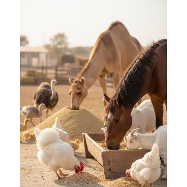 Fujairah Animal Feed – Premium All-Natural Granular Nutrition for Livestock & Poultry – Supports Growth, Immunity & Productivity – 20 kg Bag