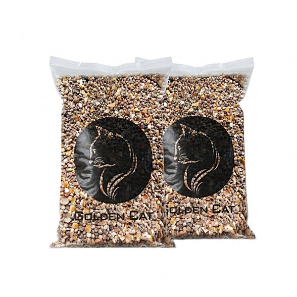 Golden Cat Premium Mixed Bird & Poultry Seeds 40 kg (2 × 20 kg Bags) – High Protein Whole Grain Feed for Chickens, Hens, Roosters, Pigeons, Doves & Wild Birds – Natural Corn & Millet Blend
