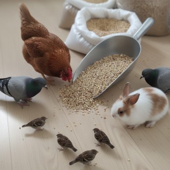 Premium Mixed Bird & Poultry Seeds – High-Protein Wild Bird, Pigeon, and Chicken Feed | 1kg Bag