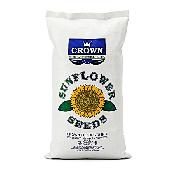Premium Natural Whole Roasted Sunflower Seeds – 20kg Bag |  High-Protein, High-Fiber Bird & Small Pet Food