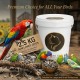 Golden Cat Whole Roasted Sunflower Seeds 2.5kg Barrel | Natural Bird Feed for Parrots, Macaws, Cockatiels, Budgies, Lovebirds, Canaries, Finches & Wild Birds | High Protein, High Fiber, Non-GMO