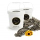 Golden Cat Whole Roasted Sunflower Seeds 2 x 3kg (6kg Total) Barrel Pack | Premium Bird Food for Parrots, Budgies, Cockatiels, Lovebirds & Small Pets | High Protein High Fiber Non-GMO Argentina Origin