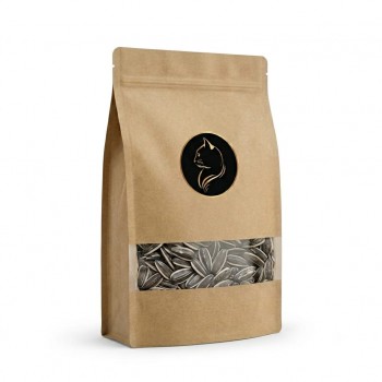 Golden Cat Premium Whole Roasted Sunflower Seeds 1 kg Sealed Paper Bag | Natural High-Protein Bird Food for Parrots, Macaws, Cockatiels, Budgies & Lovebirds | Non-GMO, Fiber-Rich Seed Supplement for Small Pets & Wild Birds, Argentina Sourced