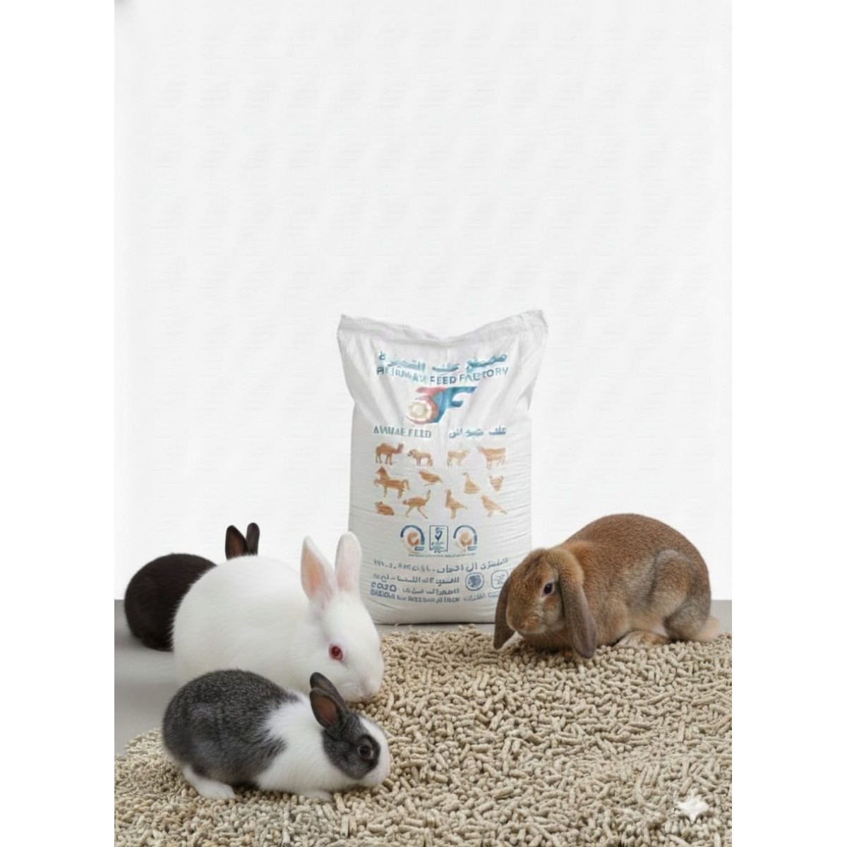 Natural High-Fibre Complete Rabbit Pellets – 1kg Bag | Balanced Daily ...