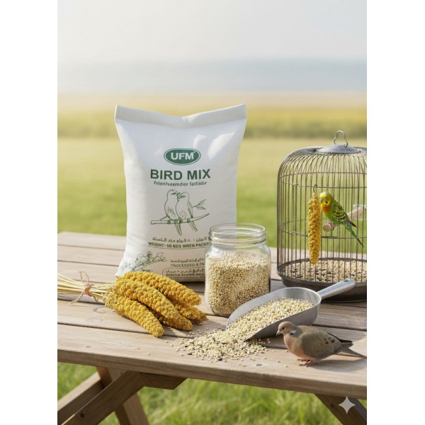 Premium Yellow Sorghum (Milo) Grain – 1kg Bag | High-Energy Natural Seed for Birds, Poultry & Small Pets