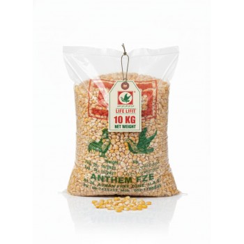 Premium Yellow Cracked Corn (Broken Corn) – 10kg Bag | High-Energy Feed for Poultry, Chickens, Ducks, Turkeys, Pigeons, Doves, Parrots, Budgies, Finches, Wild Birds, Rabbits, Horses, Goats, Sheep, Cattle, Deer & Small Animals