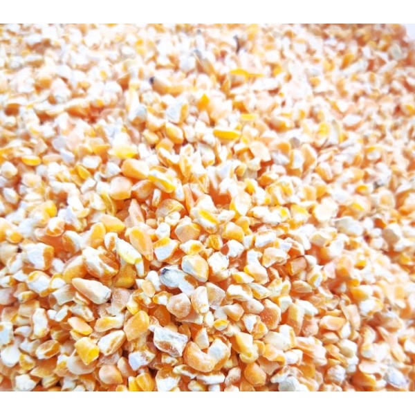 Premium Yellow Cracked Corn – High-Energy Broken Corn Feed for Poultry, Birds, Small Pets & Livestock – Clean, Easy-to-Digest Grain, 5 kg Bulk Plastic Barrel for Daily Feed, Treats & Mixes