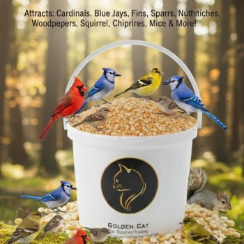 Premium Yellow Cracked Corn – High-Energy Broken Corn Feed for Poultry, Birds, Small Pets & Livestock – Clean, Easy-to-Digest Grain, 5 kg Bulk Plastic Barrel for Daily Feed, Treats & Mixes Premium Yellow Cracked Corn – High-Energy Broken Corn Feed for Poultry, Birds, Small Pets & Livestock – Clean, Easy-to-Digest Grain, 5 kg Bulk Plastic Barrel for Daily Feed, Treats & Mixes