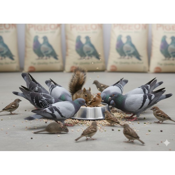 PIGEON Premium Mix – 1 KG | Top-Quality Seed & Grain Feed for Pigeons, Doves & Small Birds | Balanced Nutrition for Domestic, Show & Racing Birds | Healthy Daily Bird Food