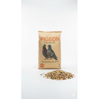 PIGEON Premium Mix – 20 KG | Top-Quality Seed & Grain Feed for Pigeons, Doves & Small Birds | Nutritionally Complete Pet Food for Domestic, Show & Racing Birds | Supports Strong Bones, Glossy Feathers & Optimal Health