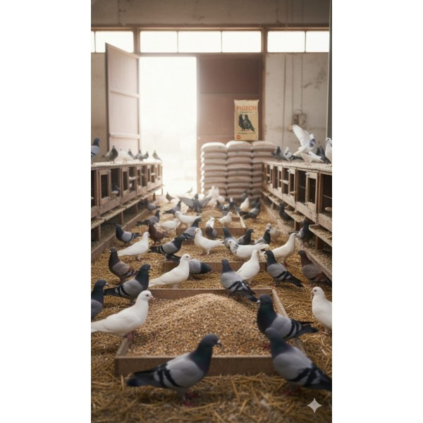 PIGEON Premium Mix – 1 KG | Top-Quality Seed & Grain Feed for Pigeons, Doves & Small Birds | Balanced Nutrition for Domestic, Show & Racing Birds | Healthy Daily Bird Food