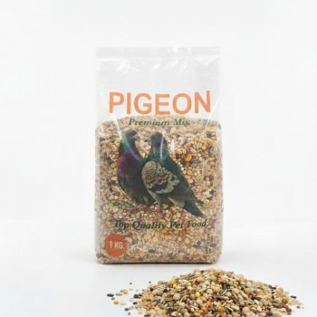 PIGEON Premium Mix – 1 KG | Top-Quality Seed & Grain Feed for Pigeons, Doves & Small Birds | Balanced Nutrition for Domestic, Show & Racing Birds | Healthy Daily Bird Food