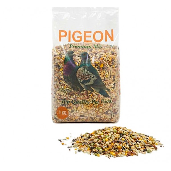 PIGEON Premium Mix – 1 KG | Top-Quality Seed & Grain Feed for Pigeons, Doves & Small Birds | Balanced Nutrition for Domestic, Show & Racing Birds | Healthy Daily Bird Food